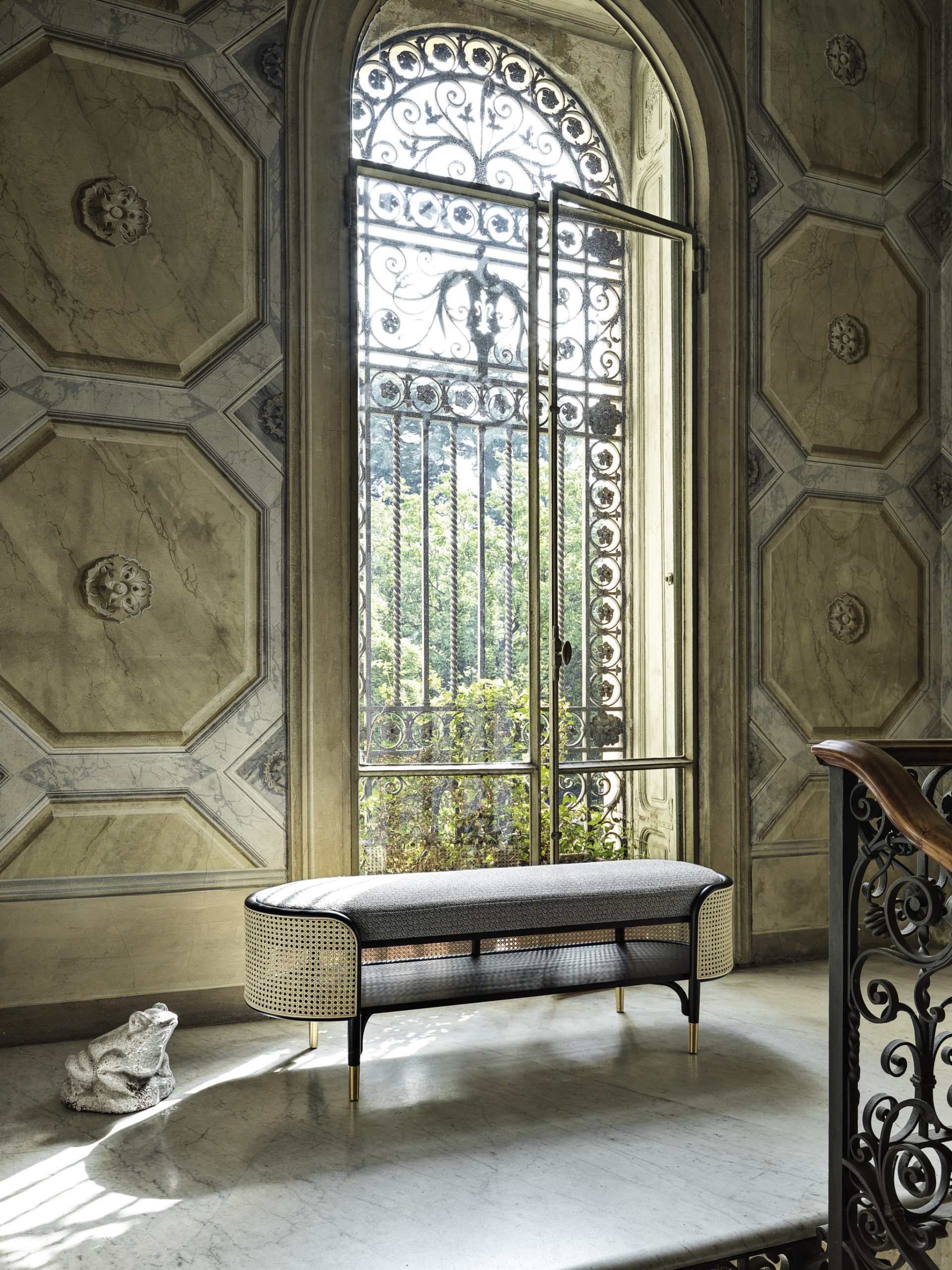 Cama contenedor doble en fresno - The Italian Classic Furniture
